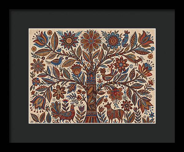 Flowering Tree Folk Art
