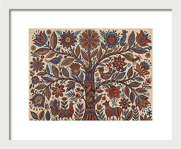 Flowering Tree Folk Art