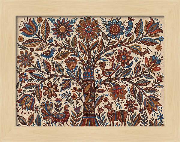 Flowering Tree Folk Art