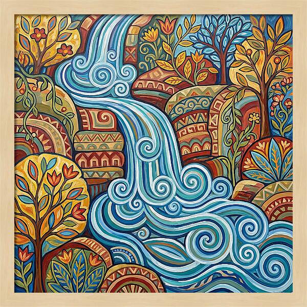 Flowing Colors Of Nature