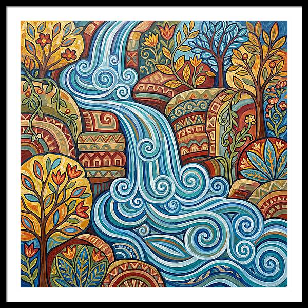Flowing Colors Of Nature