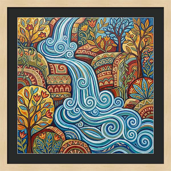 Flowing Colors Of Nature