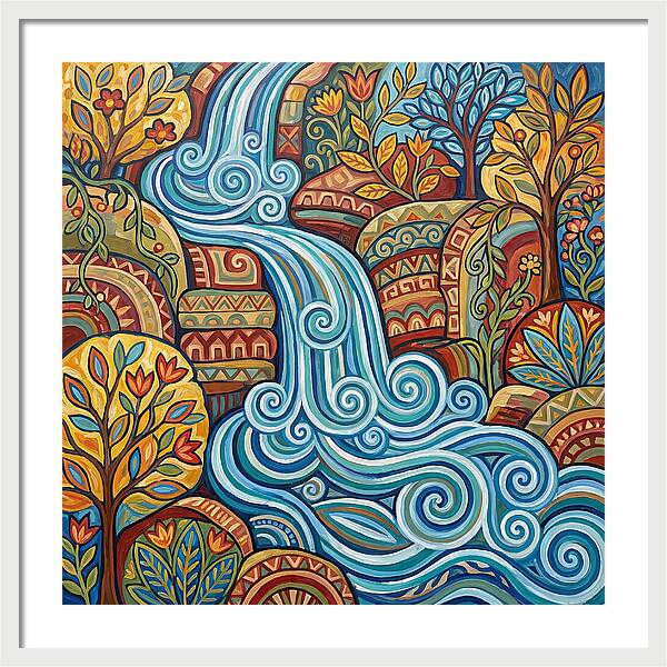 Flowing Colors Of Nature