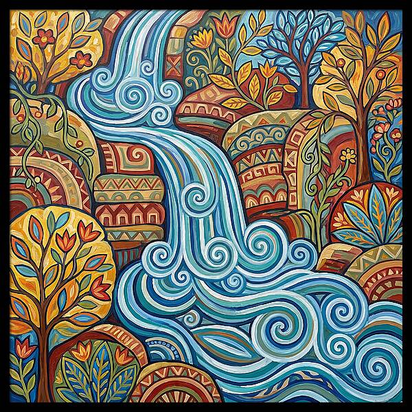 Flowing Colors Of Nature