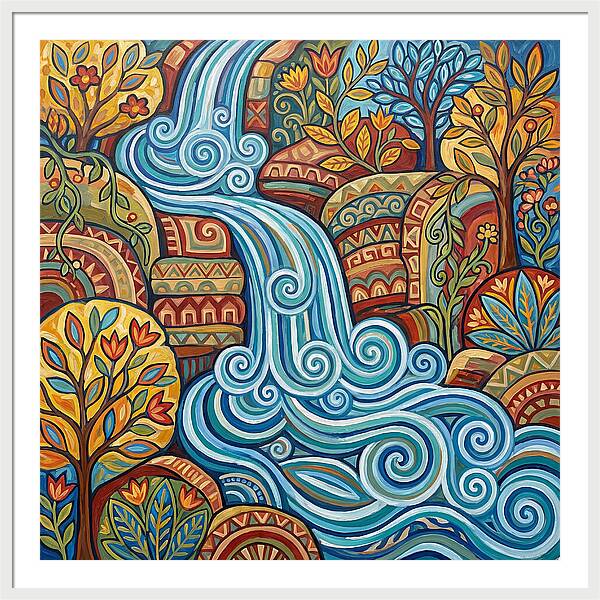 Flowing Colors Of Nature