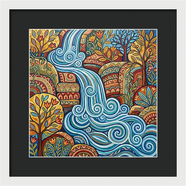 Flowing Colors Of Nature