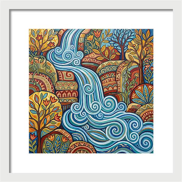 Flowing Colors Of Nature