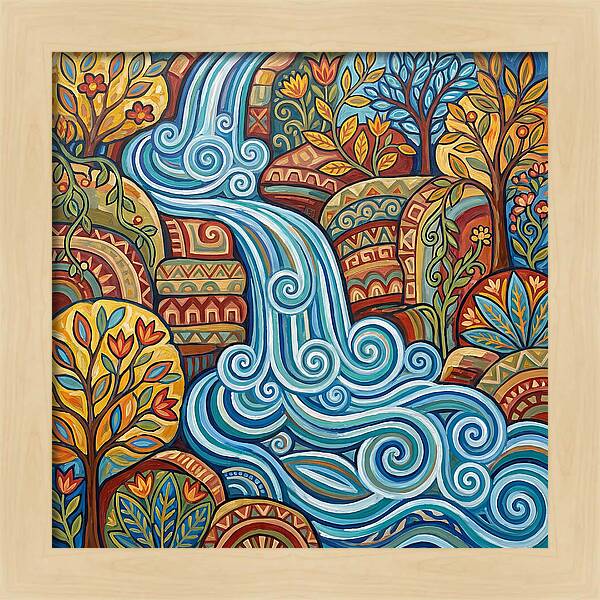 Flowing Colors Of Nature
