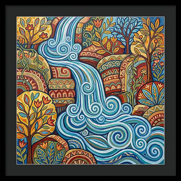 Flowing Colors Of Nature