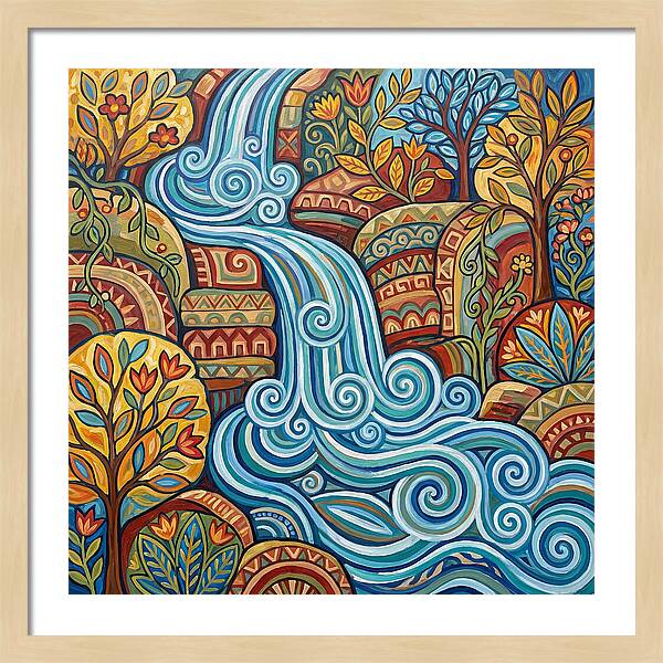 Flowing Colors Of Nature