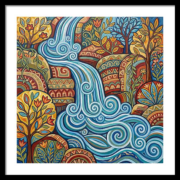 Flowing Colors Of Nature