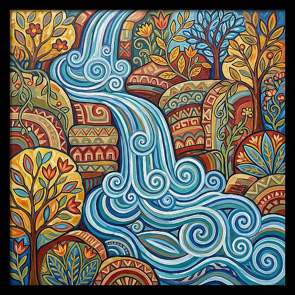 Flowing Colors Of Nature