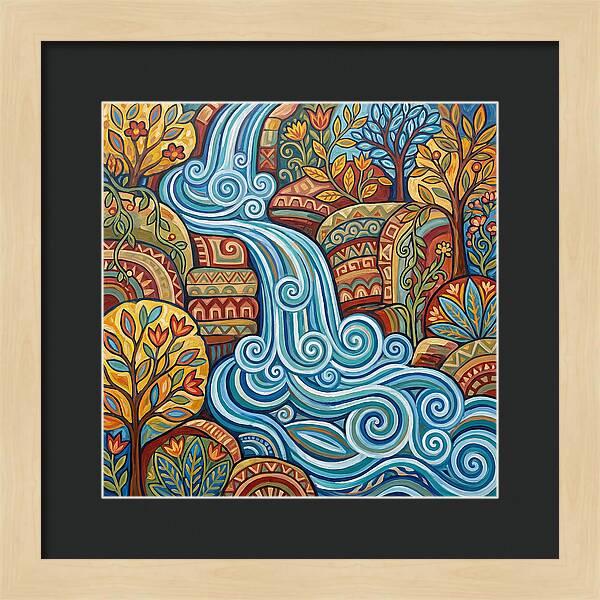 Flowing Colors Of Nature