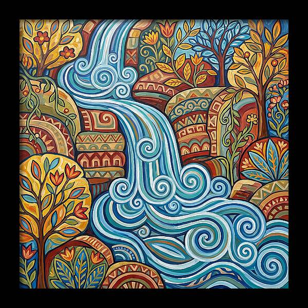 Flowing Colors Of Nature