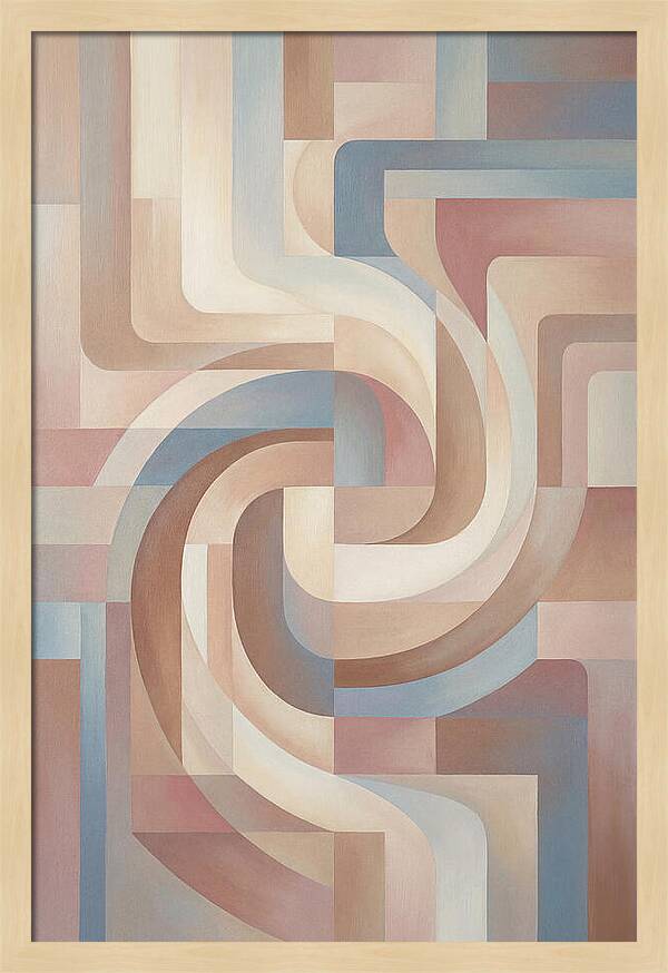 Flowing Milk And Coffee Swirl