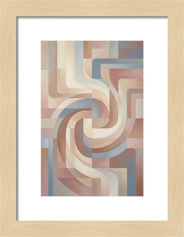Flowing Milk And Coffee Swirl