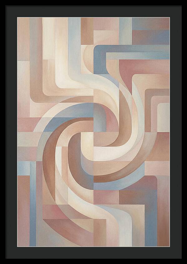 Flowing Milk And Coffee Swirl