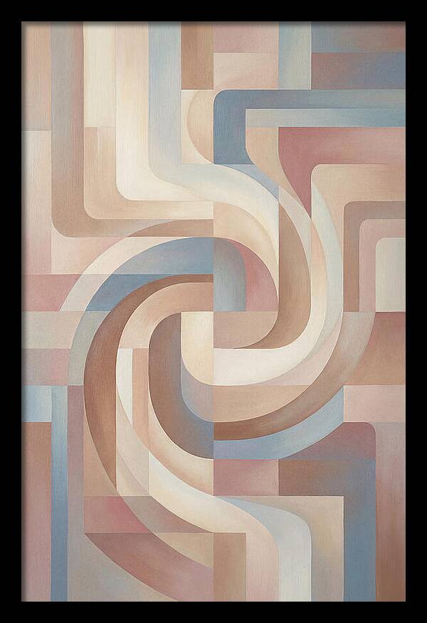 Flowing Milk And Coffee Swirl
