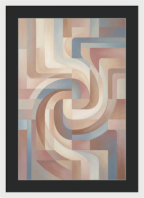 Flowing Milk And Coffee Swirl