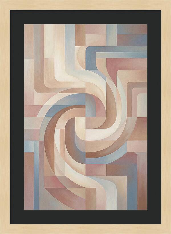 Flowing Milk And Coffee Swirl