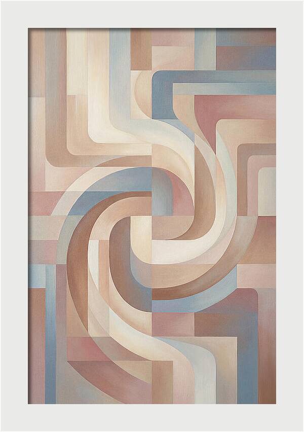 Flowing Milk And Coffee Swirl