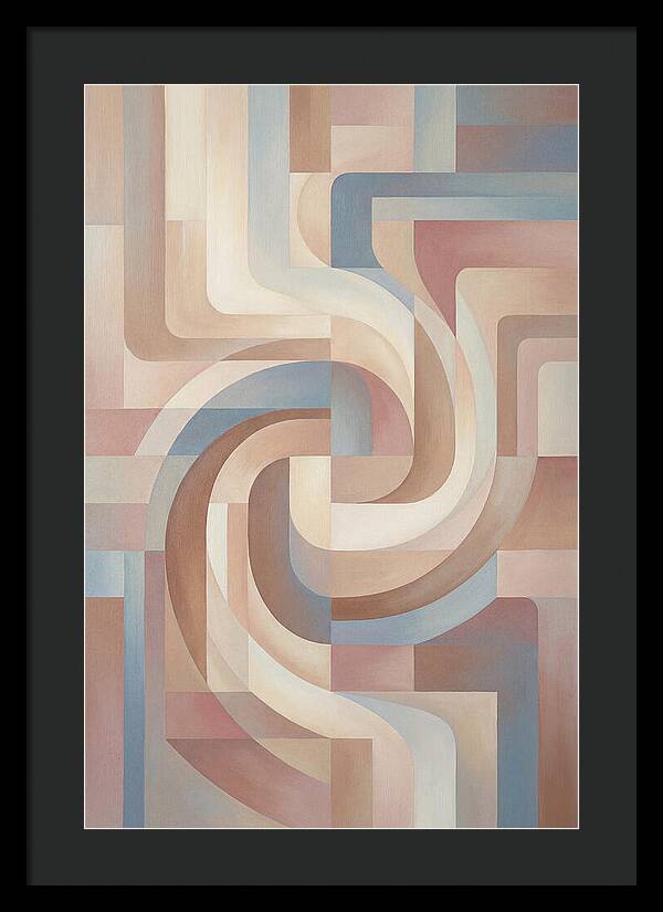 Flowing Milk And Coffee Swirl