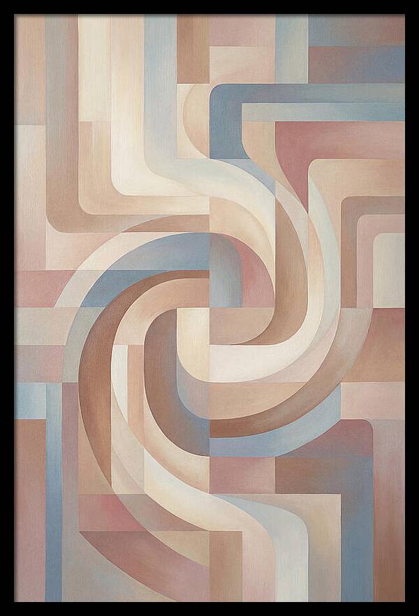 Flowing Milk And Coffee Swirl