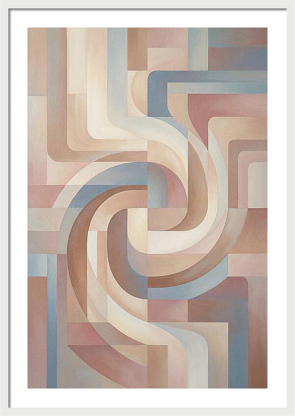Flowing Milk And Coffee Swirl