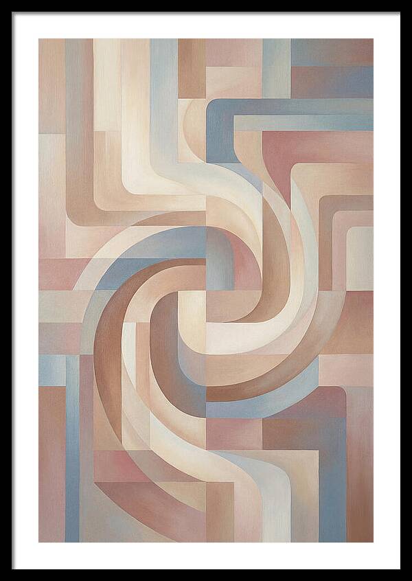 Flowing Milk And Coffee Swirl