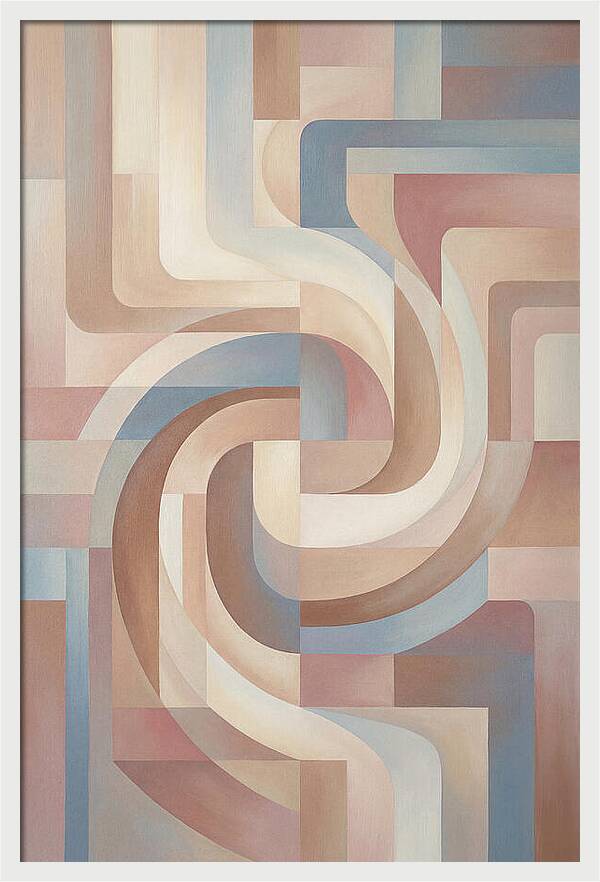 Flowing Milk And Coffee Swirl