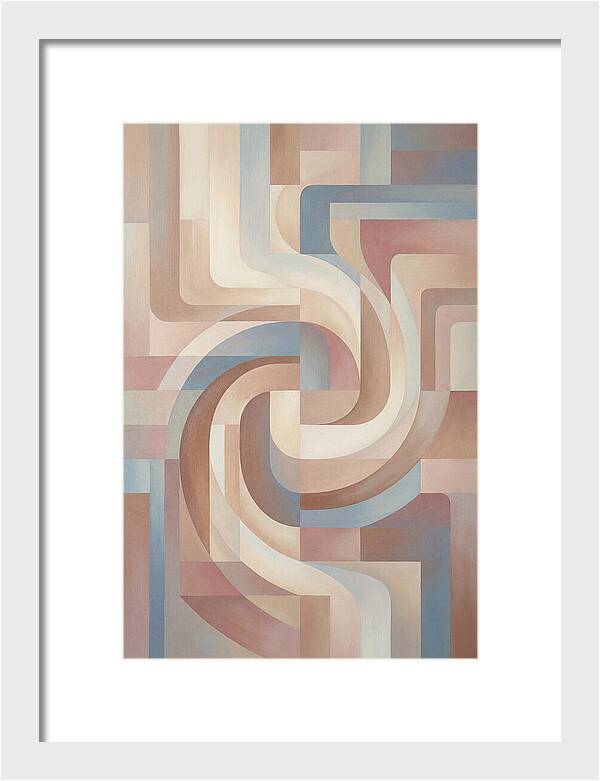 Flowing Milk And Coffee Swirl