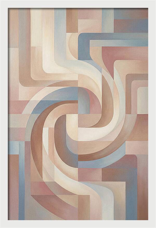 Flowing Milk And Coffee Swirl