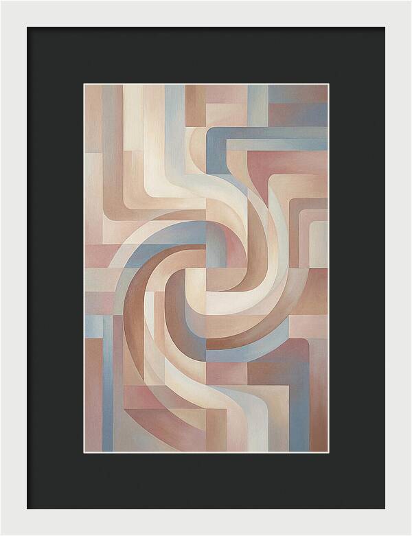 Flowing Milk And Coffee Swirl