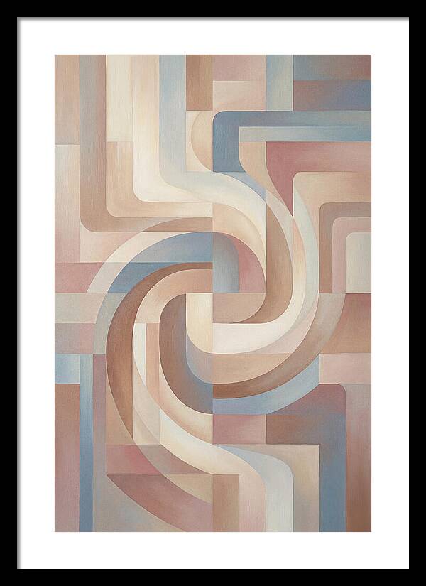 Flowing Milk And Coffee Swirl