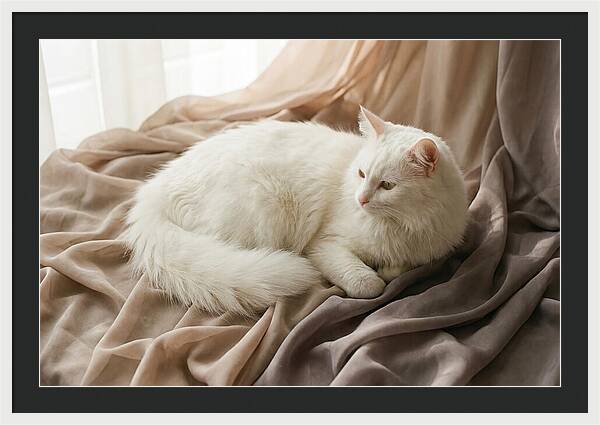Fluffy White Turkish Angora
