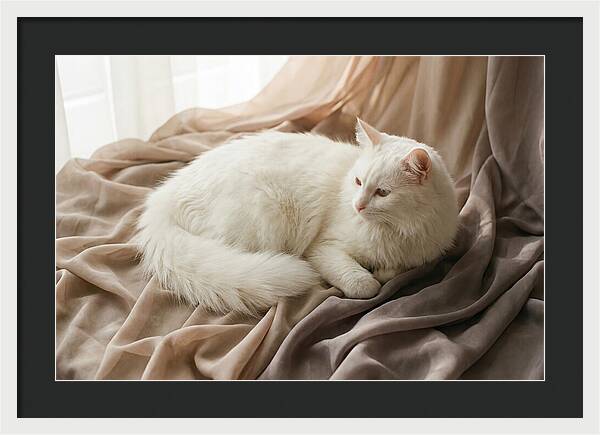 Fluffy White Turkish Angora