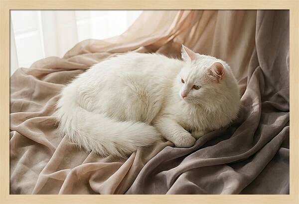 Fluffy White Turkish Angora