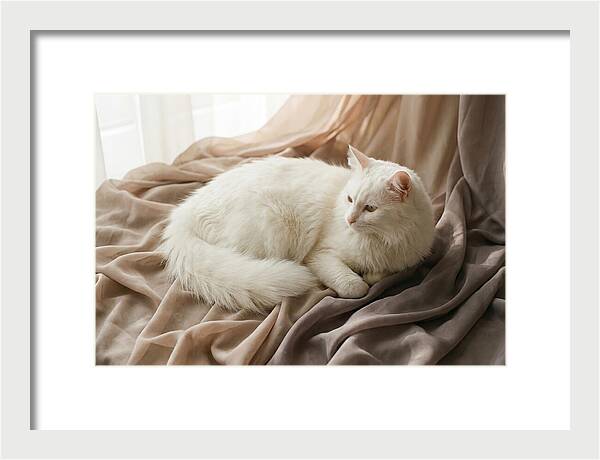 Fluffy White Turkish Angora