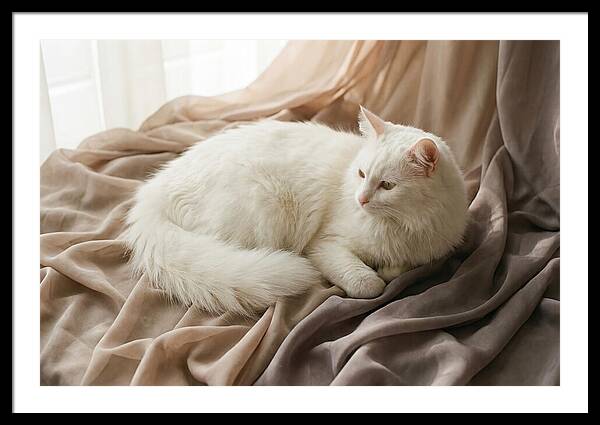 Fluffy White Turkish Angora