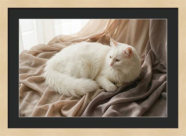 Fluffy White Turkish Angora