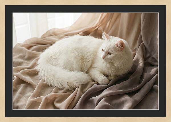 Fluffy White Turkish Angora