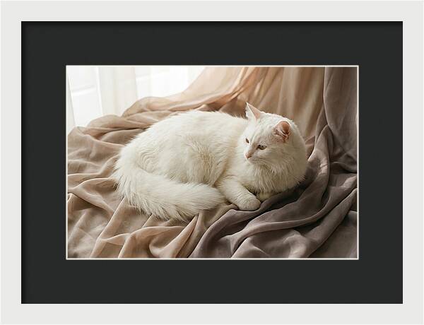 Fluffy White Turkish Angora