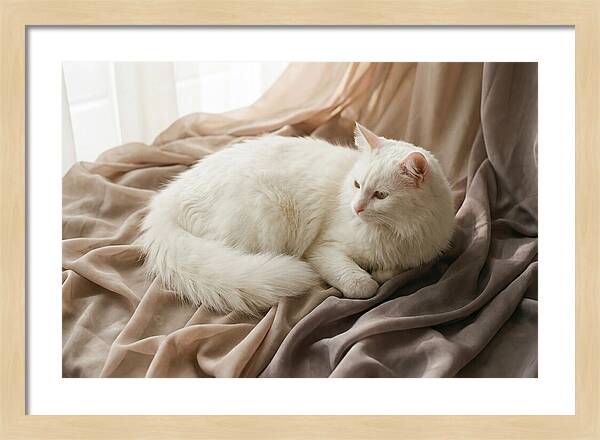 Fluffy White Turkish Angora