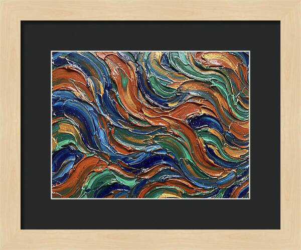 Fluid Art Swirls In Color