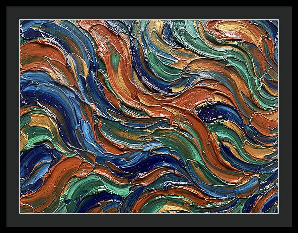 Fluid Art Swirls In Color