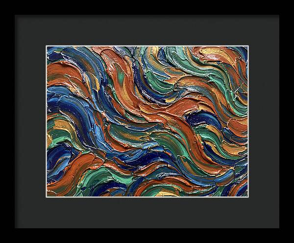 Fluid Art Swirls In Color