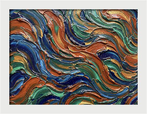 Fluid Art Swirls In Color