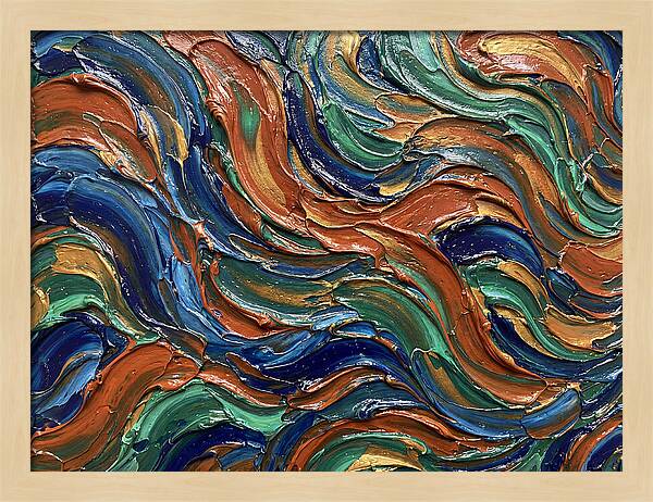 Fluid Art Swirls In Color
