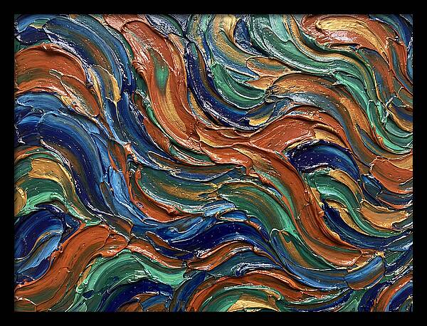 Fluid Art Swirls In Color