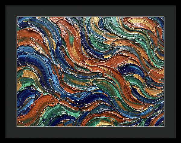 Fluid Art Swirls In Color